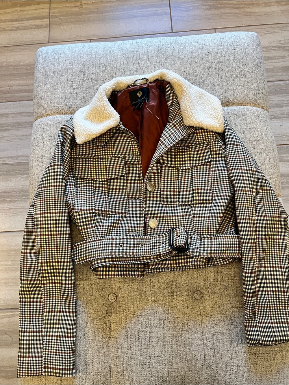 House of Harlow Sherpa Jacket M NWOT